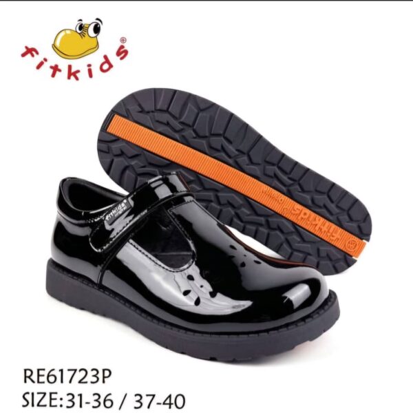 Fitkids Girls Patent Back To School Shoes